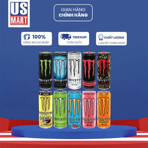 Nước Tăng Lực Monster Reserve Watermelon Nhật 355ml Us Mart