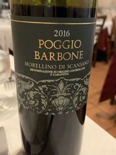 Famiglia Mazzarrini Poggio Barbone Morellino Di Scansano Vivino