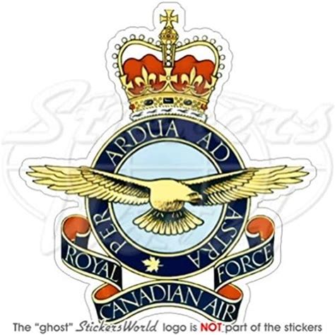 CANADA Canadian Air Force RCAF AIRCOM Badge 4 8 122mm Vinyl Sticker