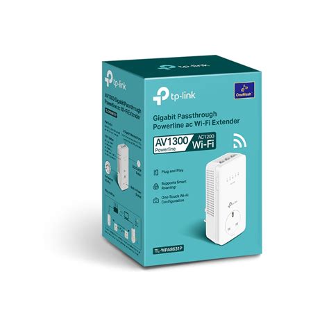 Tl Wpa P Av Gigabit Passthrough Powerline Ac Wi Fi Extender