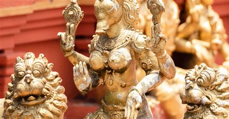 Golden Sculptures of Hindu Gods · Free Stock Photo