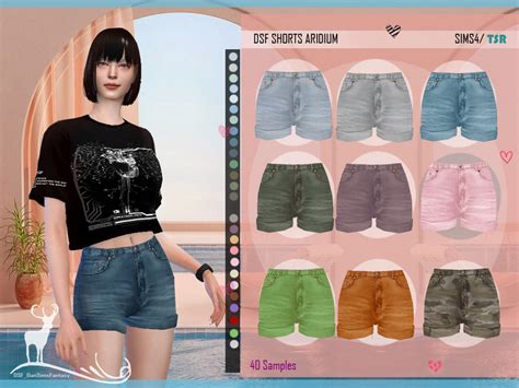 Denim Shorts For Your Comfort Found In TSR Category Sims 4 Female