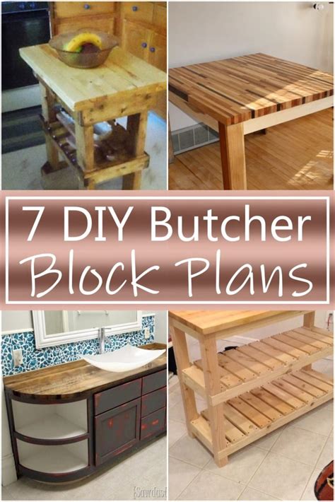 7 DIY Butcher Block Plans - DIY Crafts