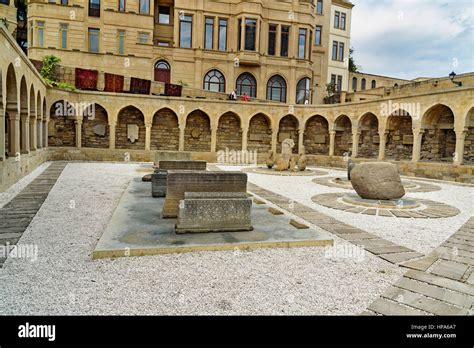 Baku Azerbaijan September Arcades And Religious Burial