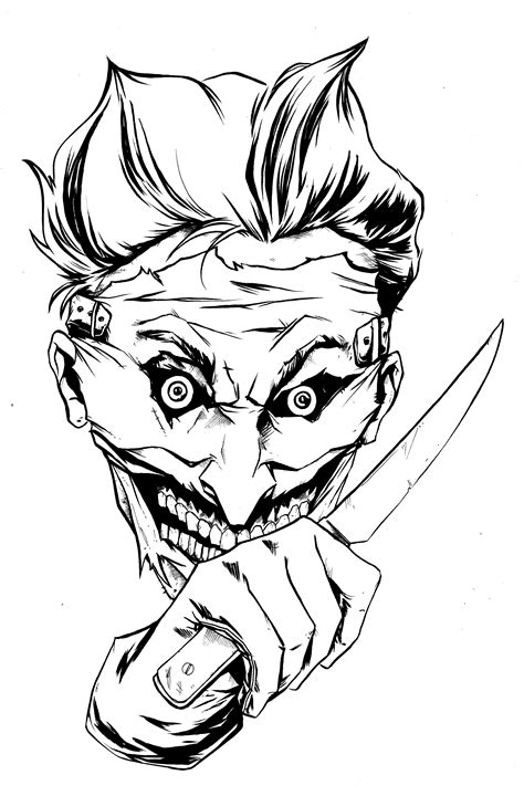 Joker Drawing At Getdrawings Free Download