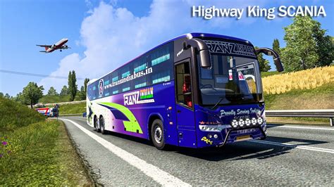 SCANIA Bus Gamplay Tranzindia TRAVELS SCANIA SLEEPER BUS ETS 2 1 49