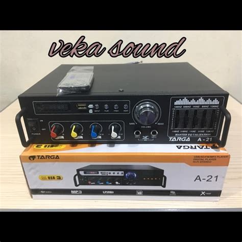 Jual POWER AMPLIFIER TARGA A21 AMPLI TARGA A 21 ORIGINAL BLUETOOTH USB