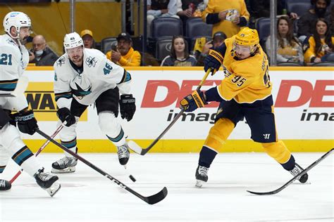 Juuse Saros Makes 28 Saves As Predators Down Sharks 3 1