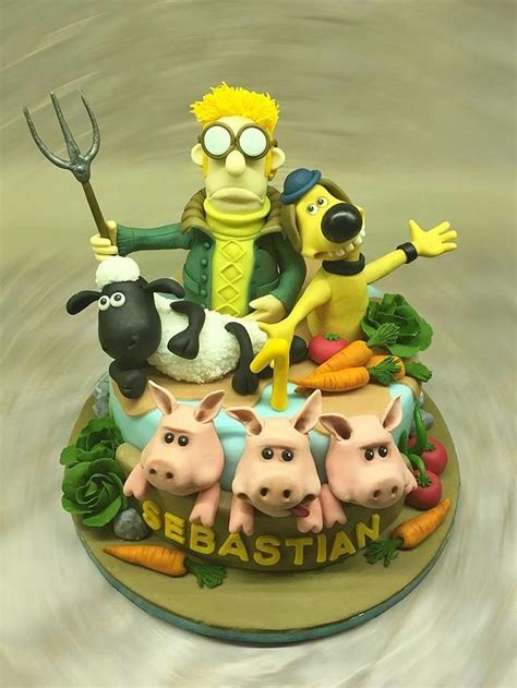 Shaun the sheep - Decorated Cake by Romana Bajerová - CakesDecor