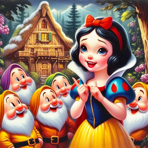 Snow White And Seven Dwarfs Behance