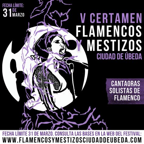 Abierto Plazo De Inscripci N Al V Certamen Flamencos Y Mestizos