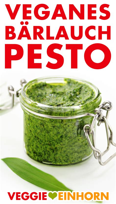 Veganes Bärlauchpesto Rezept Veganes pesto Bärlauchpesto vegan