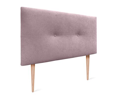 DHOME Tête de lit en tissu Aqualine avec Boutons 95x105cm avec pieds