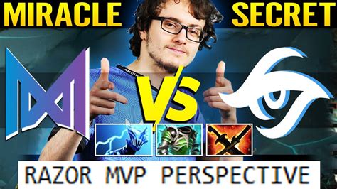 Nigma Miracle Mvp Perspective Vs Secret Razor Unexpected Hero