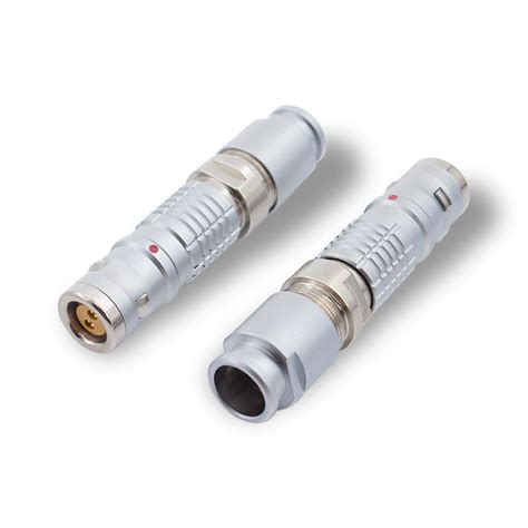 K Series 2 Pin Ip68 Waterproof Plug Connector With Push Pull Self Latching System