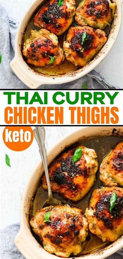 Crispy Thai Green Curry Chicken Thighs Paleo Whole30 And Delicious Recipe Curry Chicken