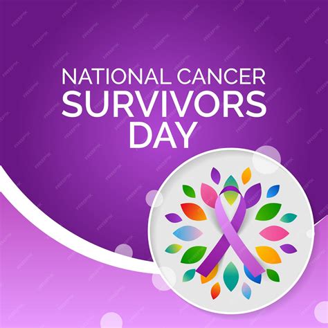 Premium Vector National Cancer Survivors Day Is Observed Every Year In June