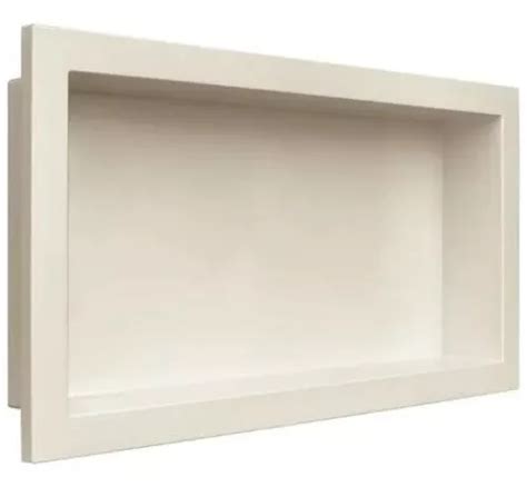 Nicho de baño tipo porcelana empotrado de pared 30x60 cm color beige