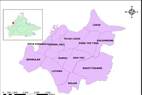 Kota Kinabalu District Map | Download Scientific Diagram