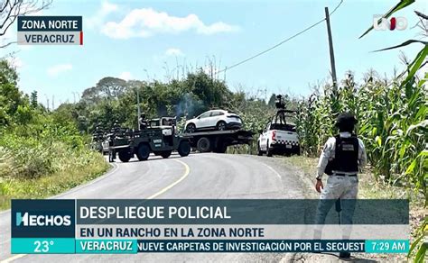 Autoridades catean rancho en Veracruz y aseguran vehículos