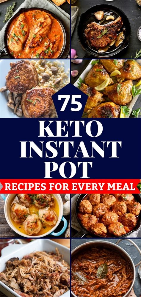 75 Easy Keto Instant Pot Recipes Low Carb Pressure Cooker Meals