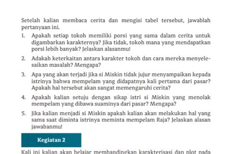 Kunci Jawaban Bahasa Indonesia Kelas 10 Halaman 63 Kurikulum Merdeka Hikayat Si Miskin Portal