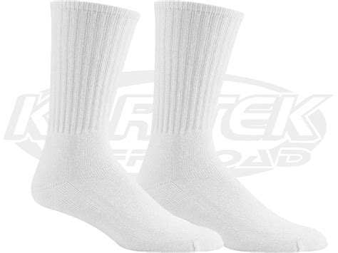 Crow Enterprizes 29117 White Nomex Us Size Large 10 11 Fire Resistant Socks Sfi 33 Approved