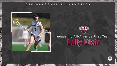 Blair Earns Second Straight Academic All American Honors By CSC