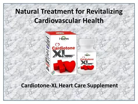 Ppt Natural Treatment For Revitalizing Cardiovascular Health