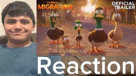 Migration Official Trailer Reaction Youtube