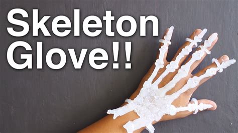 Diy Skeleton Glove Youtube