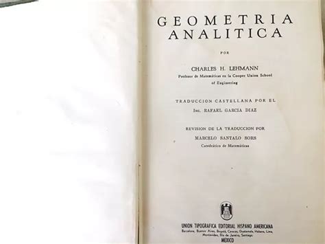 Trigonometr A Y Geometr A Anal Tica Sullivan Y Lehmann Combo En Venta