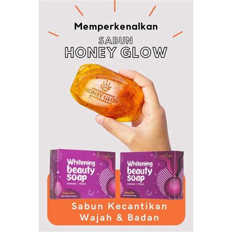 New Packaging Sabun Honey Glow Terbaru Sabun Buang Daki Sabun Pemutih