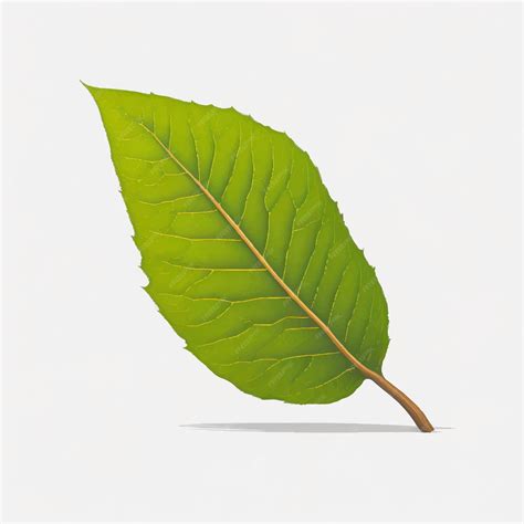 Premium Vector Beech Leaf Vector Illustration Isolated On A White