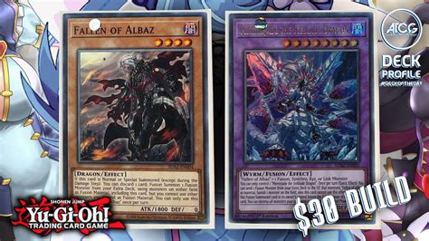 Yu Gi Oh FALLEN OF ALBAZ 30 Budget Deck Profile Post 3x ALBAZ