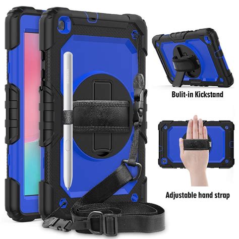 3 In 1 Kickstand Silicone Rugged Case For Samsung Galaxy Tab A 8 0 2019