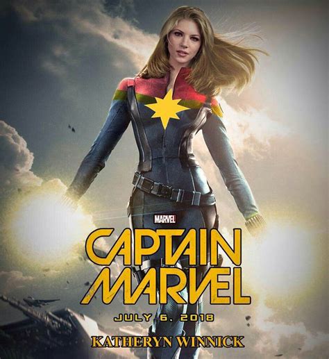 Katheryn Winnick As Captain Marvel Captain Marvel Marvel Superhero