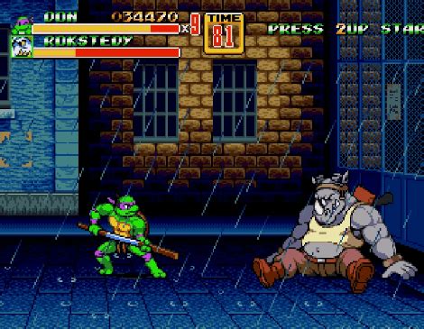 Teenage Mutant Ninja Turtles Shredder S Re Revenge Megadrive Genesis