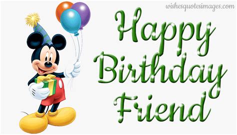 Happy Birthday Friend GIF Images With Wishes & Messages