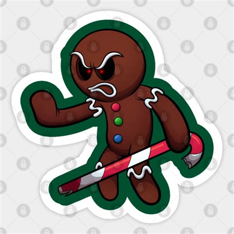 Evil Gingerbread Man Ready For Battle - Evil Gingerbread Man Ready For ...