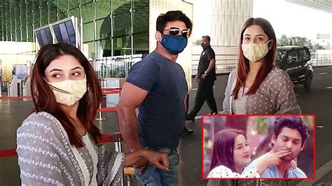 Bigg Boss Love Birds Sidharth Shukla And Shehnaz Gill Spotted