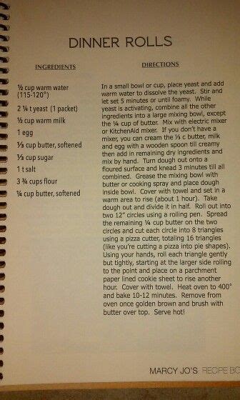 Marcy Jo S Dinner Rolls Recipe