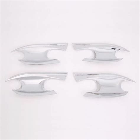 For Hyundai Santa Fe ABS Chrome Door Handle Bowl Cover Molding Trim