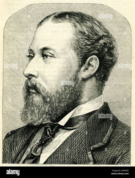 Edward Prince Of Wales Later King Edward VII Stock Photo Alamy