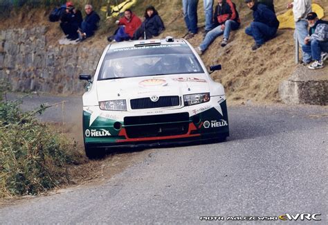 Auriol Didier Giraudet Denis Škoda Fabia WRC Rallye Sanremo