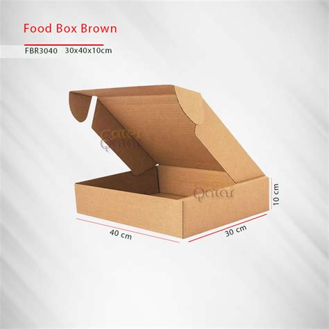 Food Box brown 30x40x10cm FBR3040 – Cater Qatar