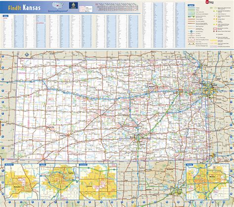 Kansas State Wall Map By Globe Turner