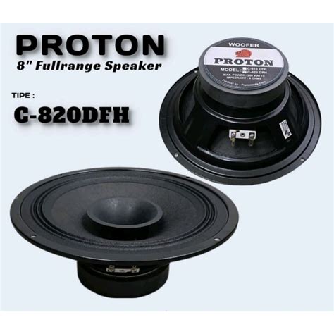 Jual Speaker Component Proton C 820 DFH Original 8 Inch Full Range C