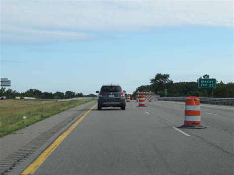 Michigan Interstate 275 Northbound Cross Country Roads