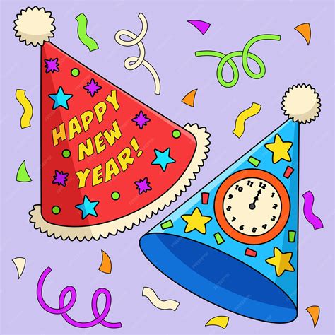 New Years Party Hat Clip Art